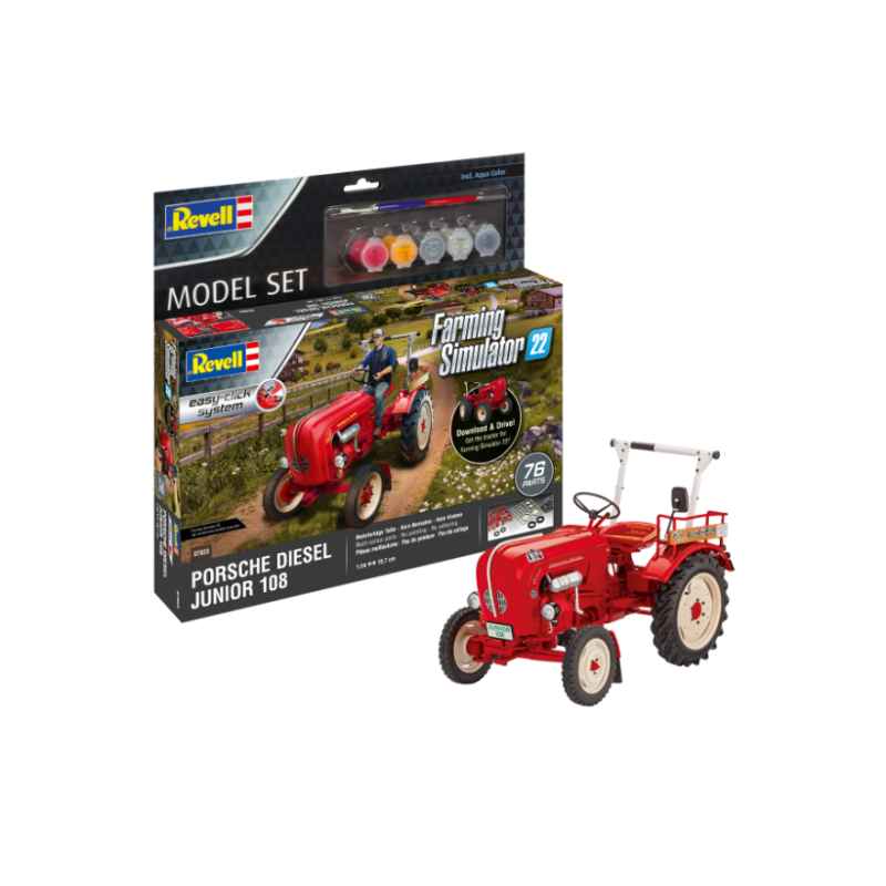 Revell 67823 Model Set Porsche Junior 108 - Farming Simulator Edition epoche 4