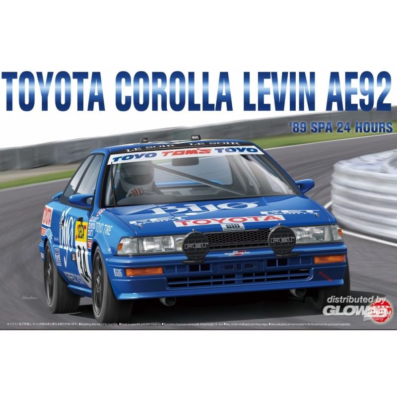 NuNu 24016 Toyota Corolla Levin AE92 '89 SPA 24 Hours