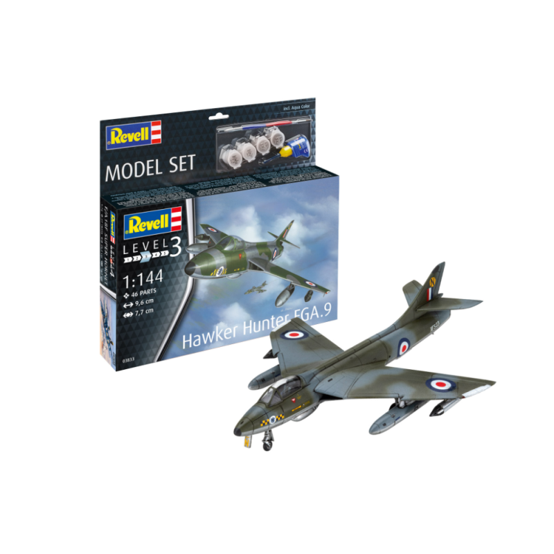 Revell 63833 Model Set Hawker Hunter FGA.9
