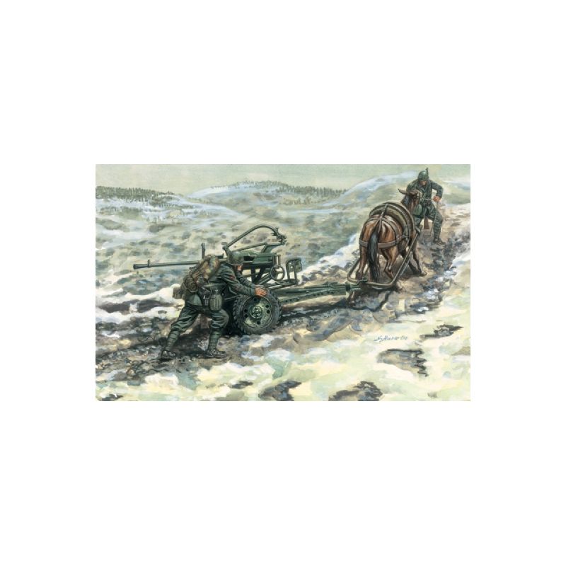 Italeri 6464 Ló vontatású géppuska