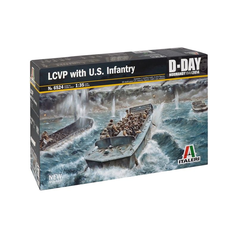 Italeri 6524 LCVP with US INFANTRY