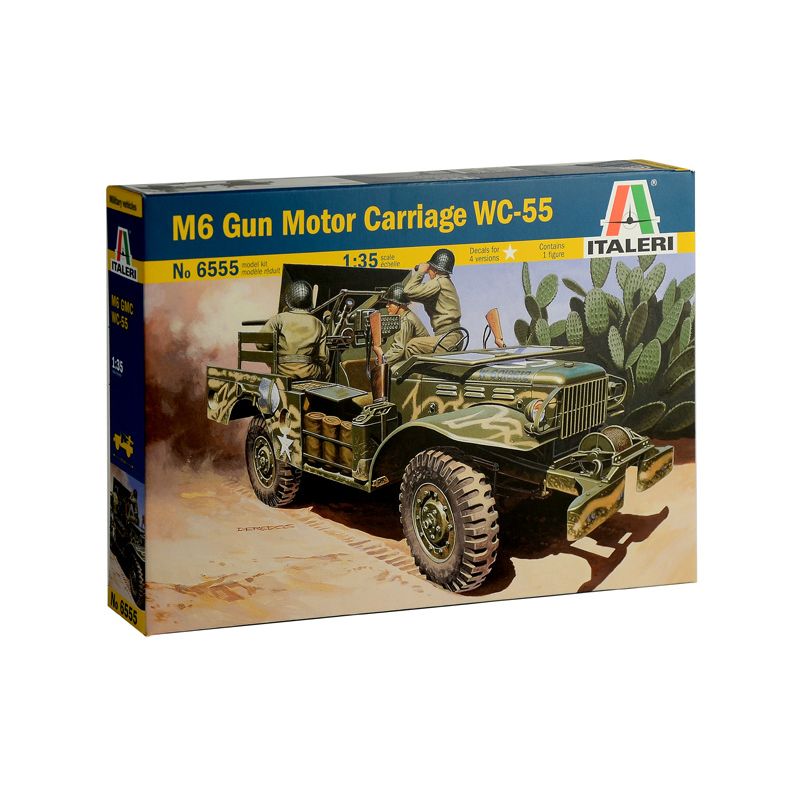 6555s Italeri WC-55 Dodge M6 gépágyúval 1:35
