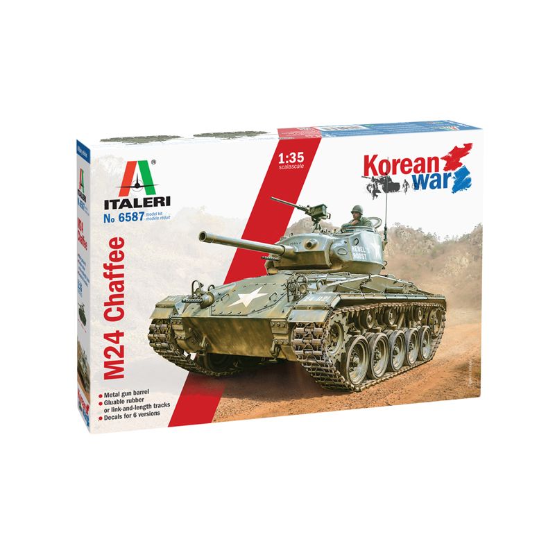 Italeri 6587 M24 Chaffee harckocsi makett