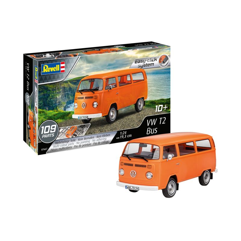 Revell 67667 Volkswagen T2 Busz (easy-click)