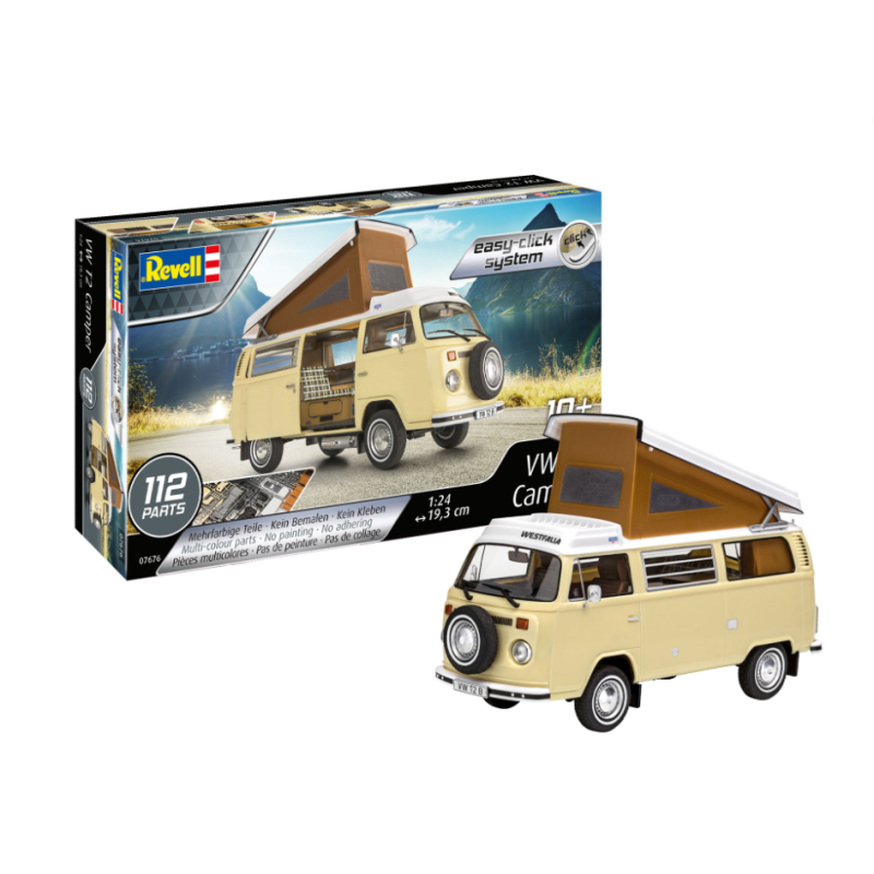 Revell 67676 Volkswagen T2 Camper (easy-click) makett szett