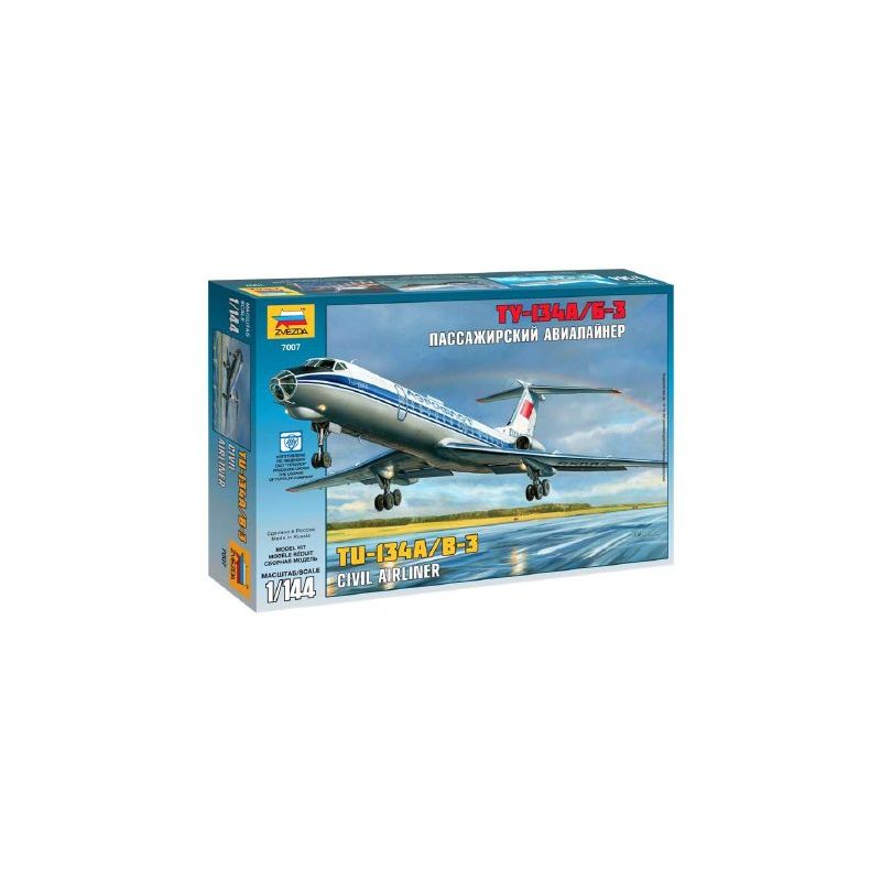 Zvezda 7007 Tupolev Tu-134B 1:144 (7007)