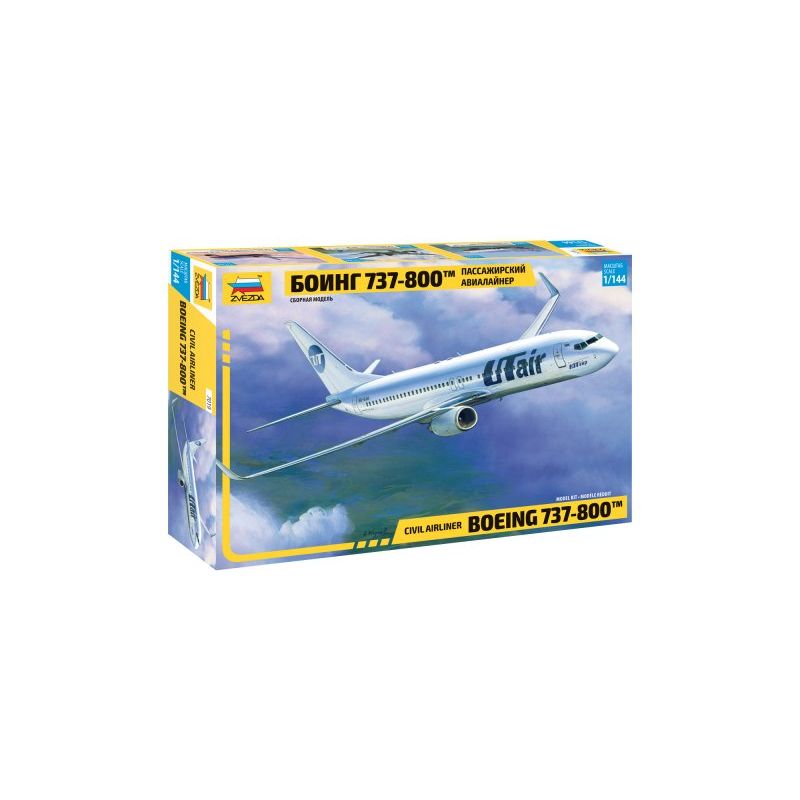 7019 ZVEZDA Boeing 737-800 1/144