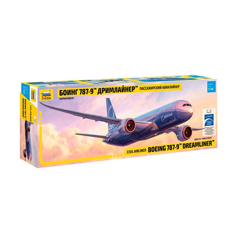 7021 ZVEZDA Boeing 787-9 Dreamliner 1/144