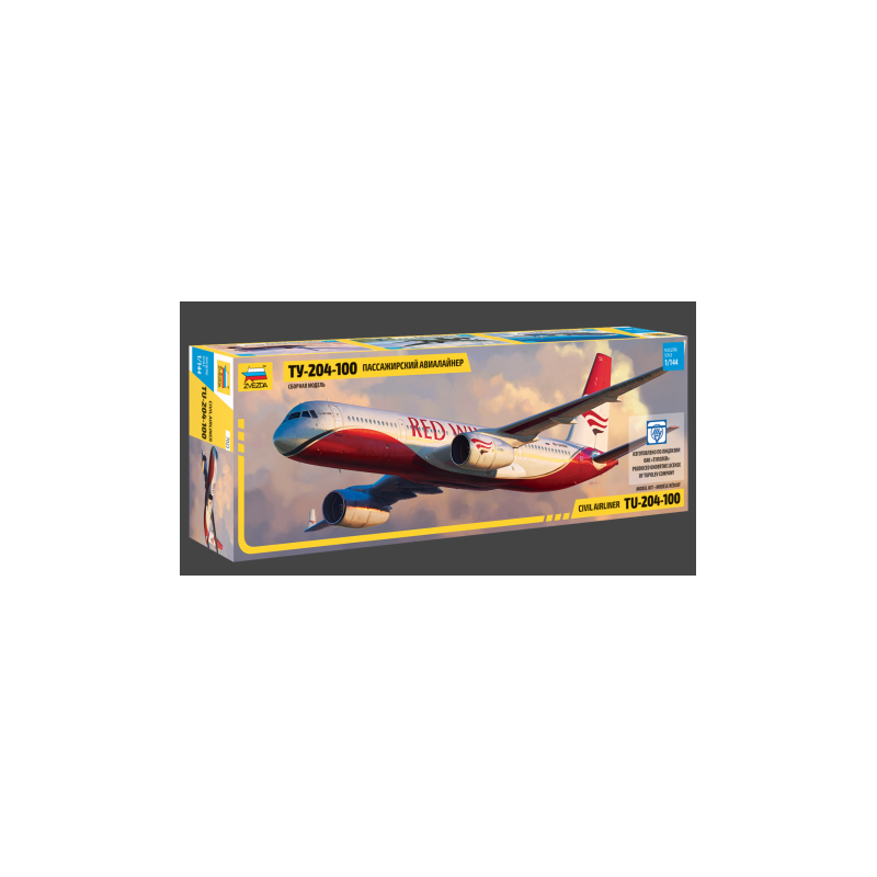 Zvezda 7023 Tupoljev TU 204/100 makett 1:144 (7023)