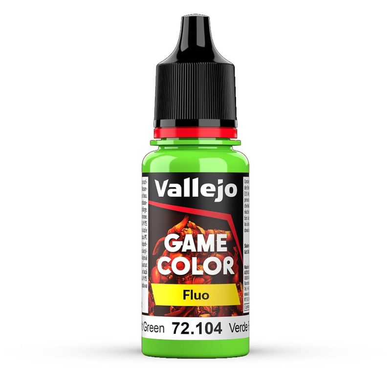 Vallejo 72104 Fluoreszierendes Grün, 17 ml