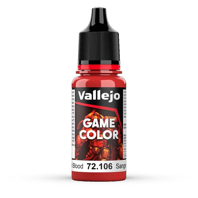 Vallejo 72106 Scharlachrotes Blut, 17 ml