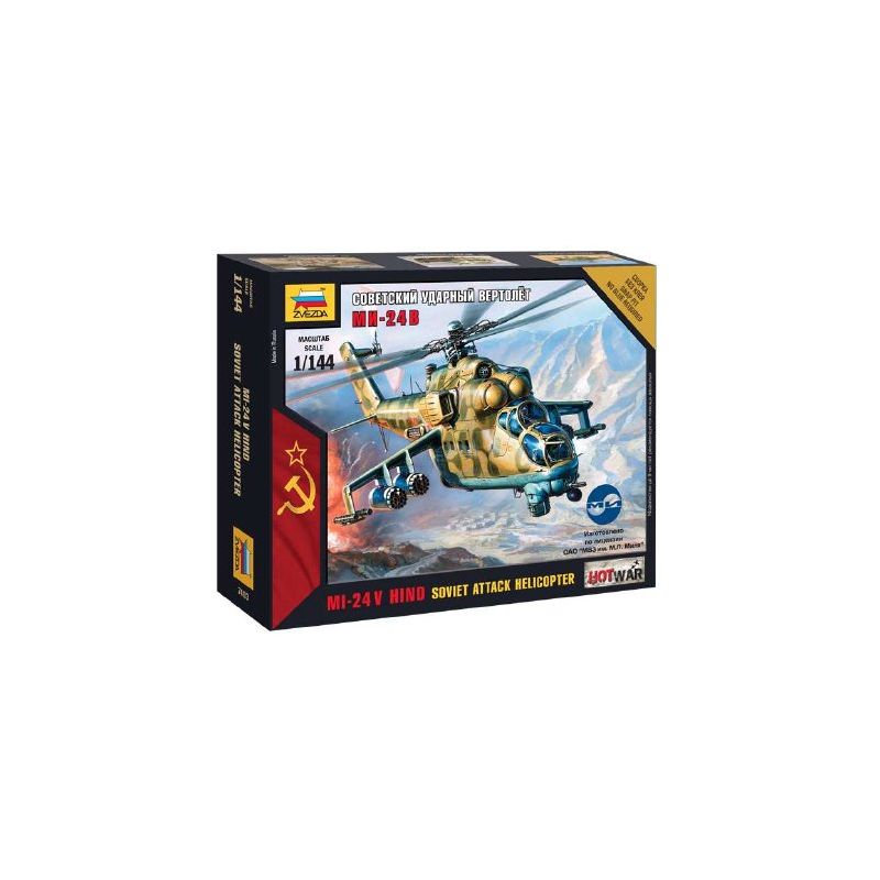 Zvezda 7403 Mil-24 VP Mini kits modern makett 1:144 (7403)