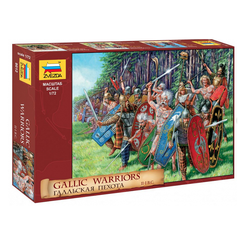 Zvezda 8012 Gallic Infantry 1/72 (8012)
