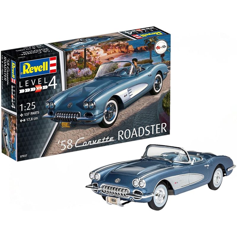 Revell 07037 58 Corvette Roadster