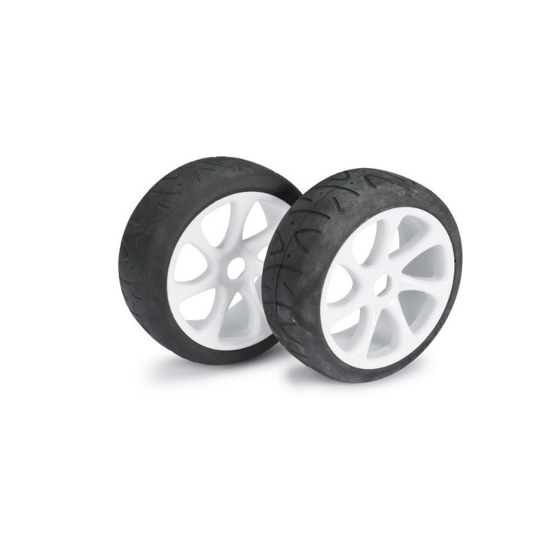 Absima 2530009 kerék szett buggy "7 spoke/utcai fehér 1:8, 1 pár