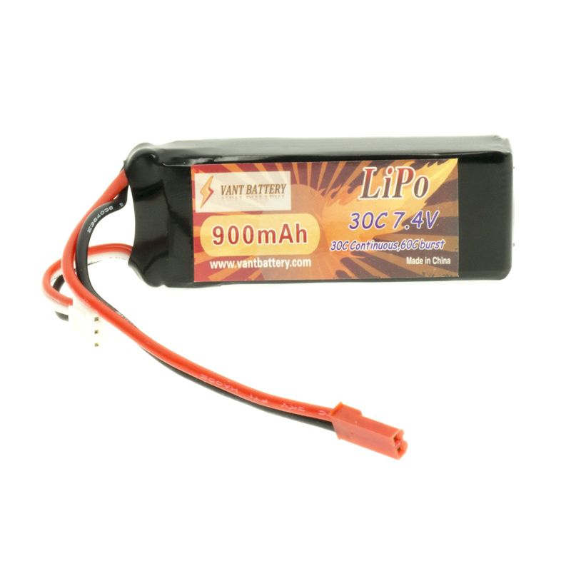 Akku LiPo 7,4v 900mAh 30C