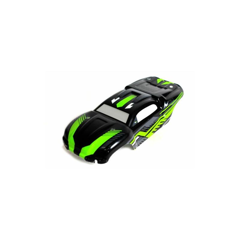 BLACKZON 540092 Slayer ST festett karosszéria (Fekete/Zöld)