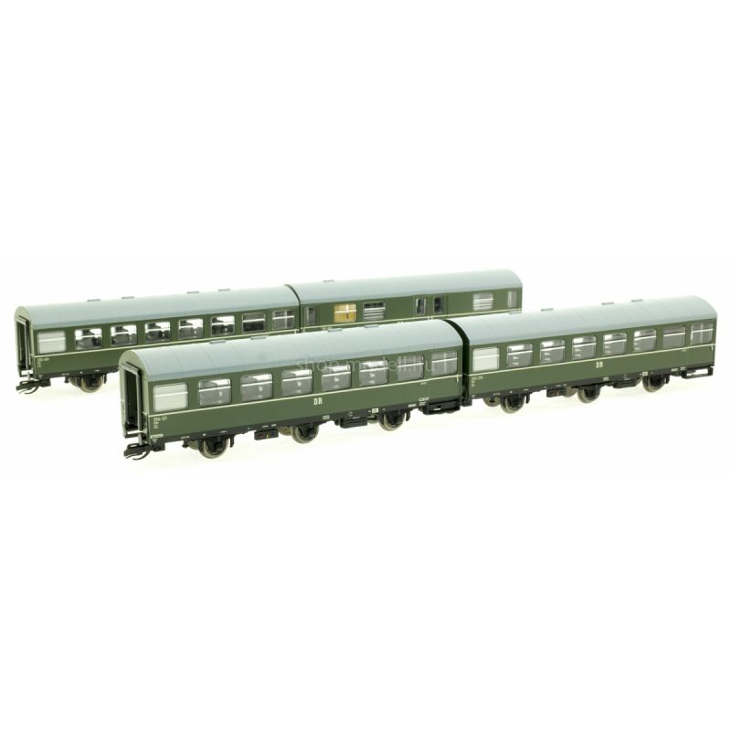 Arnold HN9509 Személykocsi szett háromtengelyes Reko-vagonokkal, DR III