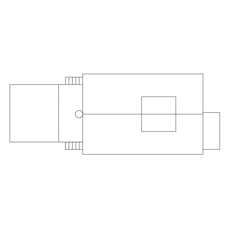 Auhagen 11351 Raktárépület rámpával