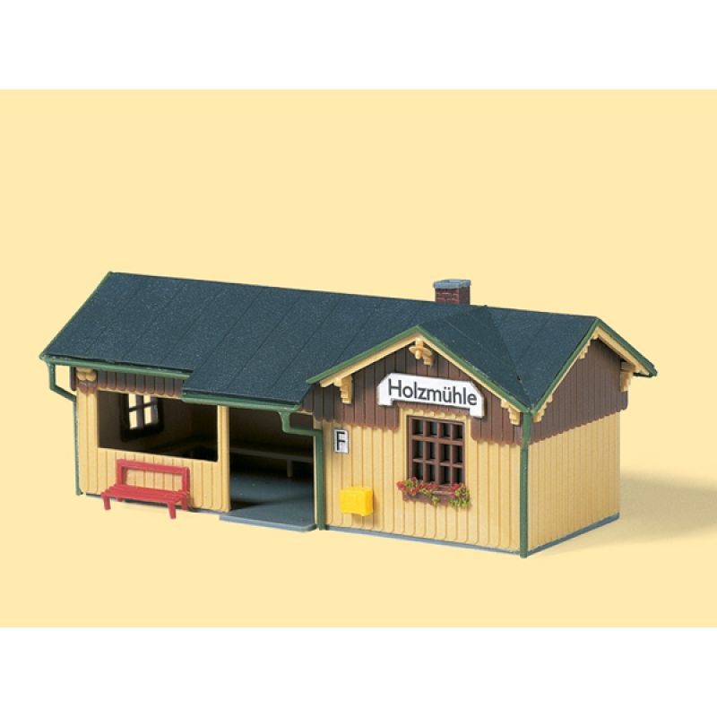Auhagen 11357 Holzmühle vasúti megálló