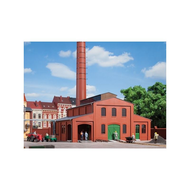 Auhagen 11431 Kazánház, kéménnyel