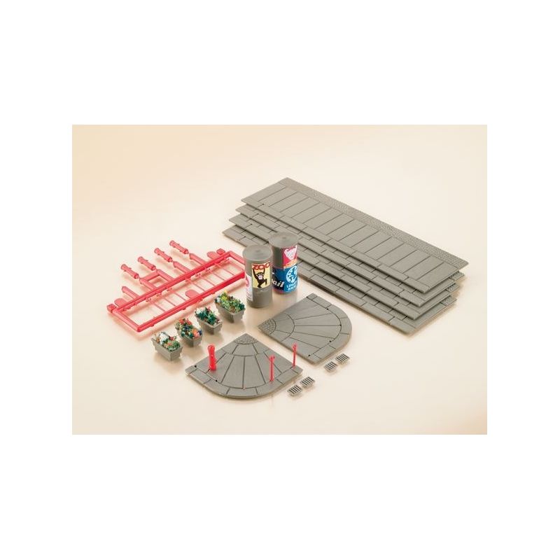 Auhagen 12254 Járda tartozékokkal, 550 x 35 mm