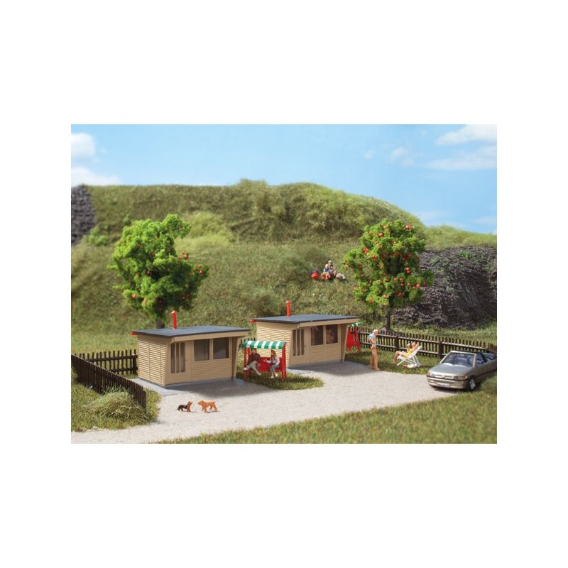 Auhagen 12339 Bungalók, 2 db, H0/TT