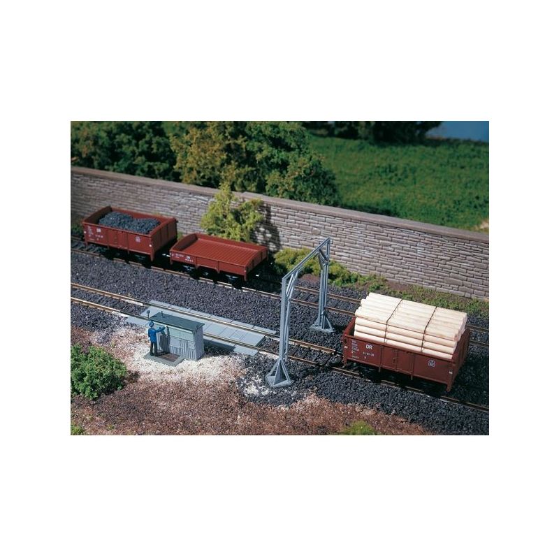 Auhagen 13313 Vágány hídmérleg /Gleiswaage mit Lademaß/