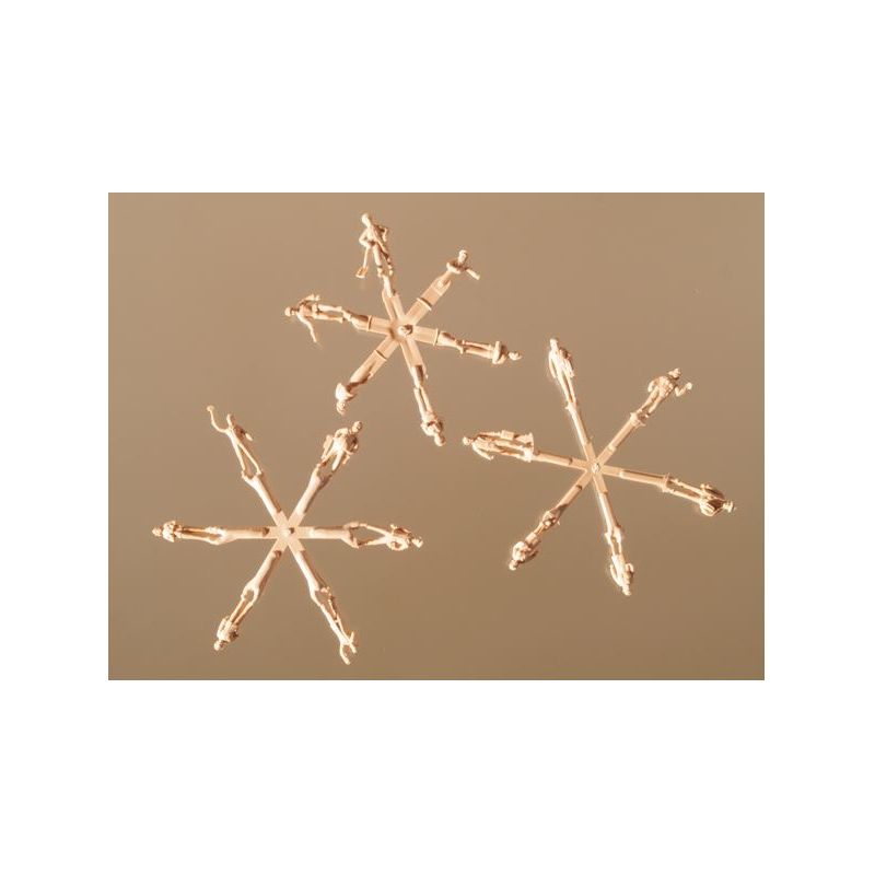 Auhagen 21717 Pályaudvari figurák, festetlen, 18 db