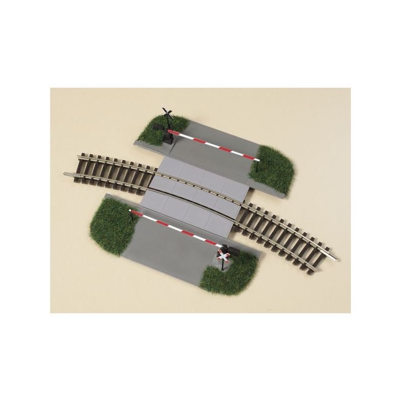 Auhagen 43655 Vasúti átjáró sorompóval