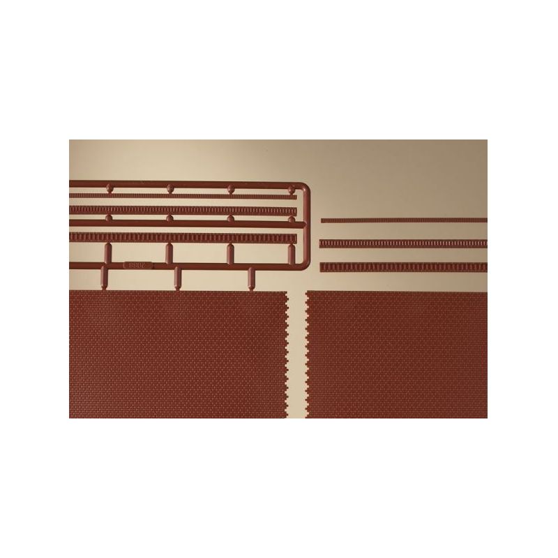 Auhagen 44630 Téglafal, 114 x 35 mm, 4 db