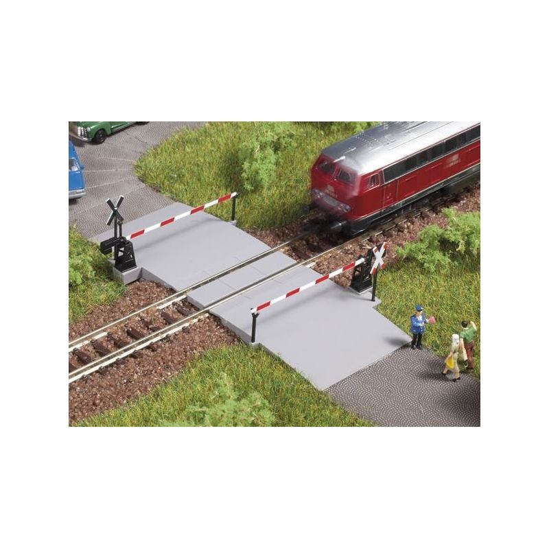 Auhagen 44637 Vasúti átkelő sorompóval
