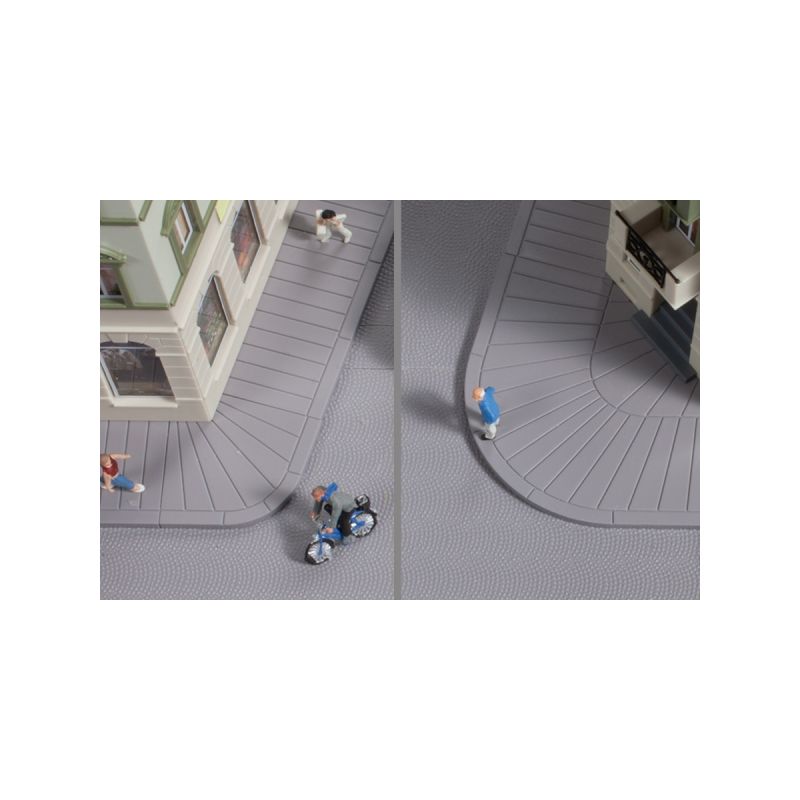 Auhagen 44642 Járdalapok, egyenes és sarokelem