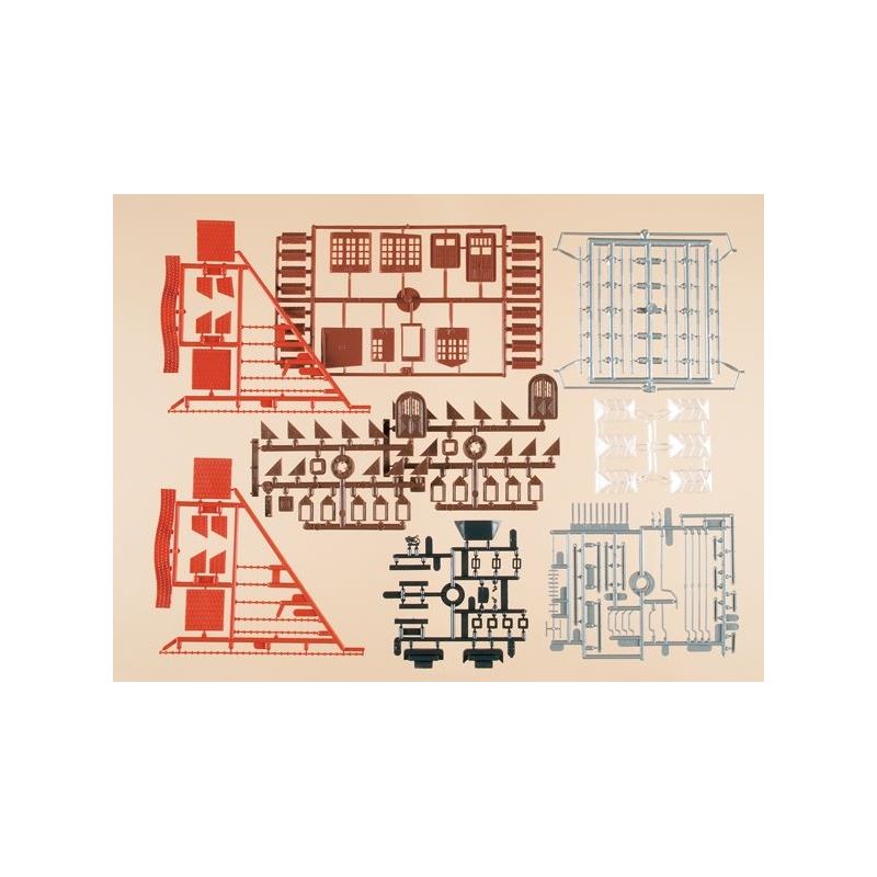 Auhagen 48583 Tetőkiegészítők, tartozékok tetőhöz