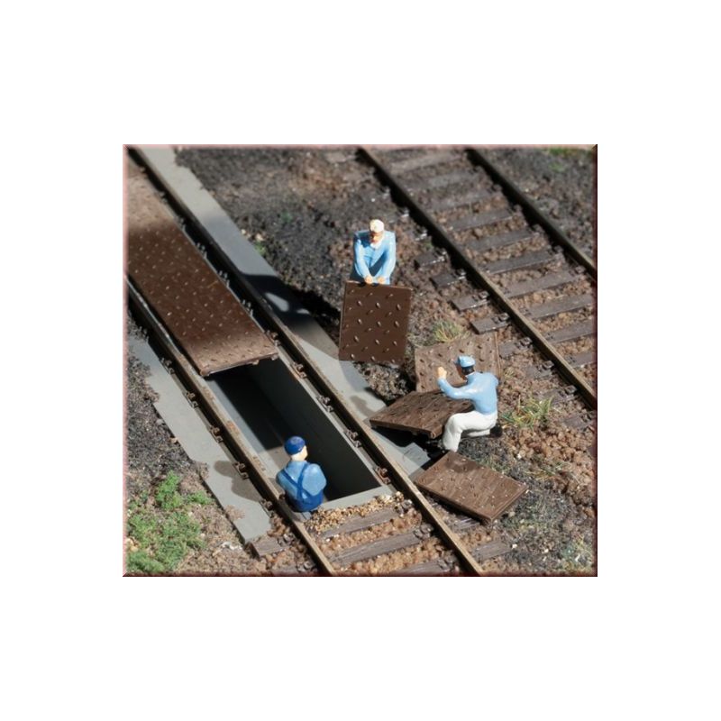 Auhagen 48655 Szerelőakna fedlapok