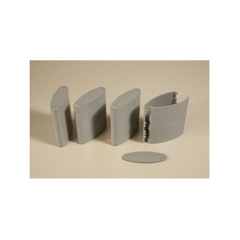 Auhagen 48657 Ovális hídpillér, 16 db