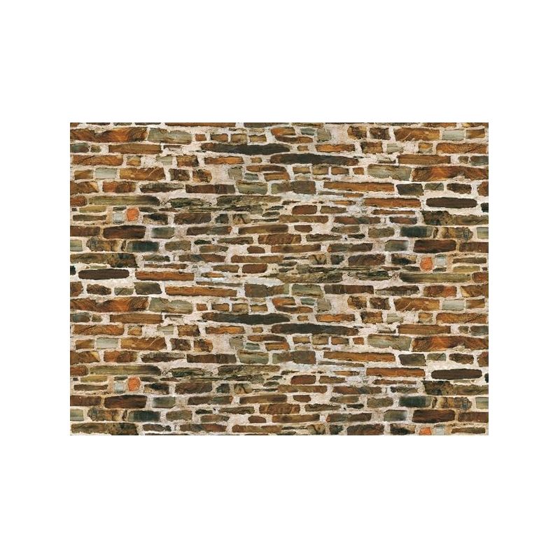 Auhagen 50115 Dekorlap (karton), mészkőfal, 220 x 100 mm, 5 db