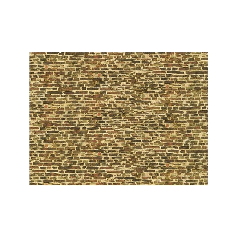 Auhagen 50116 Dekorlap (karton), mészkőfal, kismintás, 220 x 100 mm, 5 db