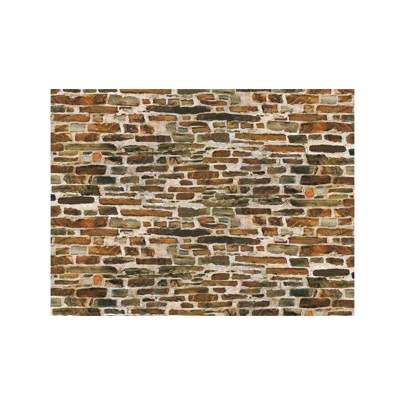 Auhagen 50515 Dekorlap (karton), mészkőfal, nagymintás, 220 x 100 mm