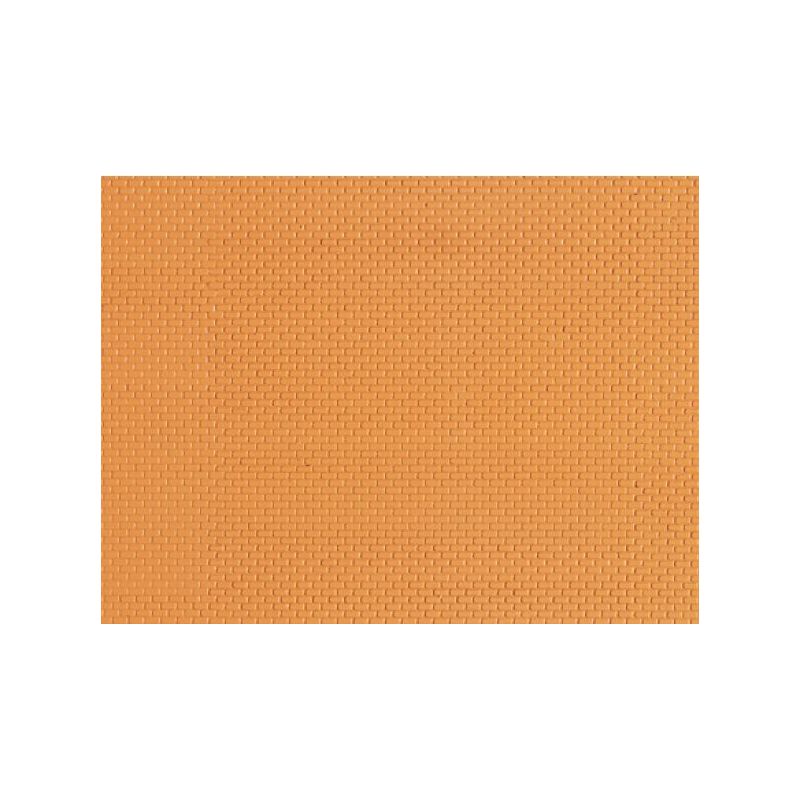 Auhagen 52213 Dekorlap, téglafal, sárga, 100 x 200 mm, 2 db