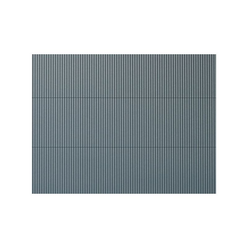 Auhagen 52231 Dekorlap, hullámlemez, szürke, 100 x 200 mm, 2 db