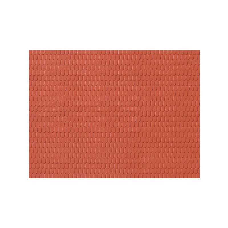 Auhagen 52416 Dekorlap, hódfarkú tetőcserép, 100 x 200 mm