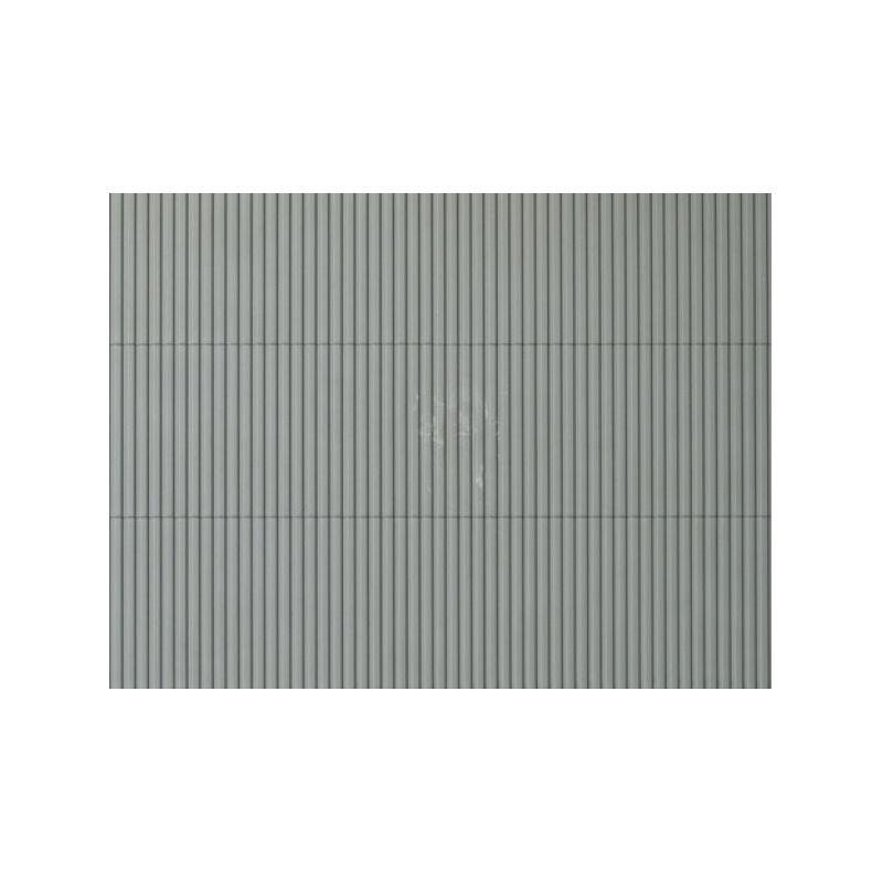 Auhagen 52433 Dekorlap, trapézlemez, szürke, 100 x 200 mm