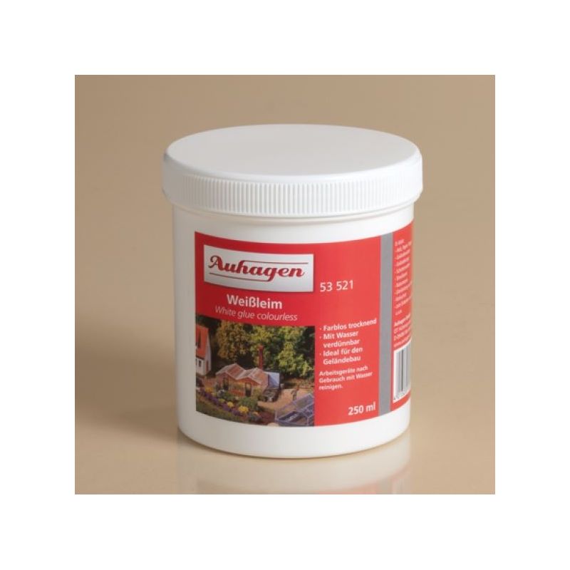 Auhagen 5352 Dobozos fehér-színtelen ragasztó, 250 ml