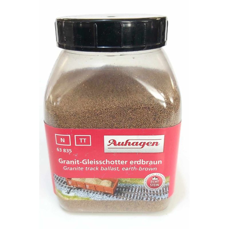 Auhagen 63835 Szóróanyag sínágyazathoz, földbarna, 350 g
