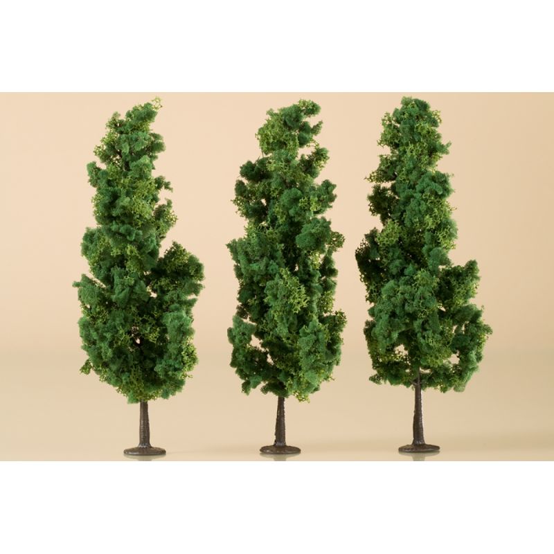Auhagen 70940 Lombos fák, sötétzöld, 15 cm, 3 db