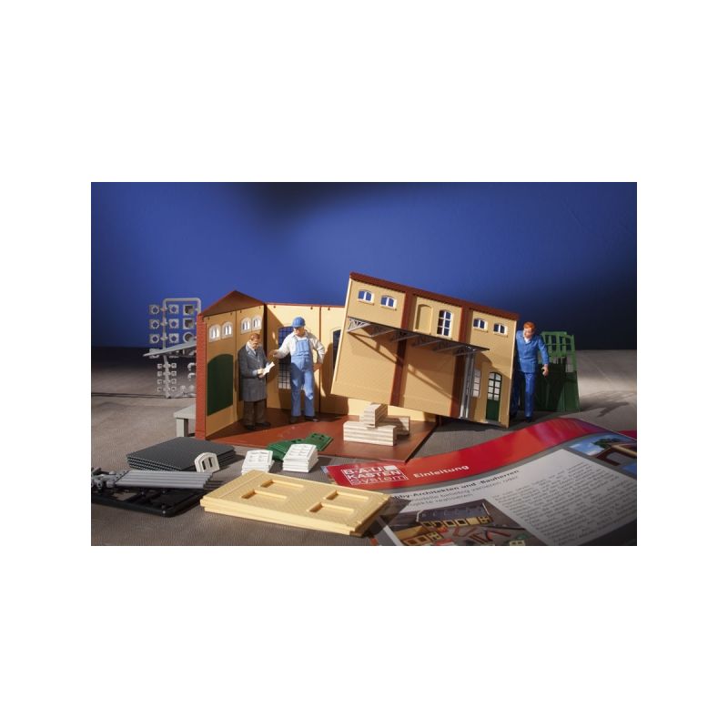 Auhagen 80050 Moduláris épület startszett (fűtőház, raktár, gyárépület)