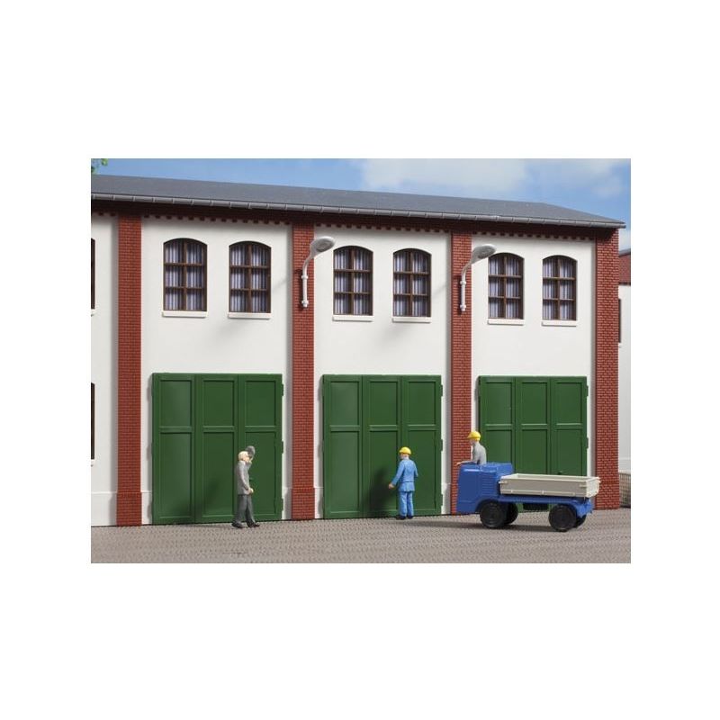 Auhagen 80253 Lemezajtó gyárépülethez, 6 db