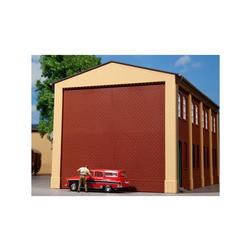 Auhagen 80401 Sarokelemek és oromzat gyárépülethez, sárga