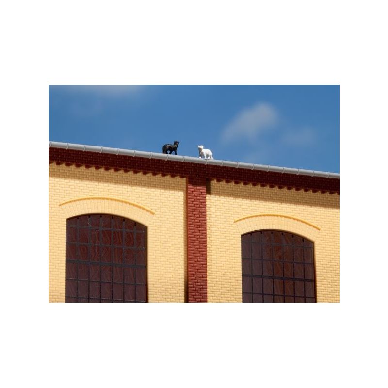 Auhagen 80402 Oszlopok, frízek (vörös)